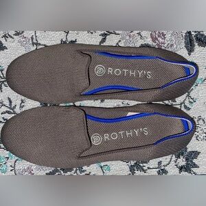 *Practically Brand New* Rothy's Gray and Cobalt Flats. Worn once.